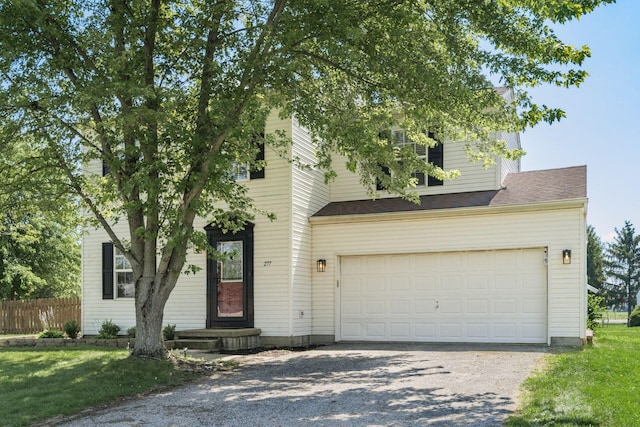 277 Plum Run Ct, Commercial Point, OH 43116 - view of front facade featuring driveway and an attached garage