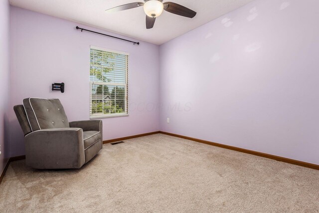 277 Plum Run Ct, Commercial Point, OH 43116 - unfurnished room featuring carpet flooring and ceiling fan
