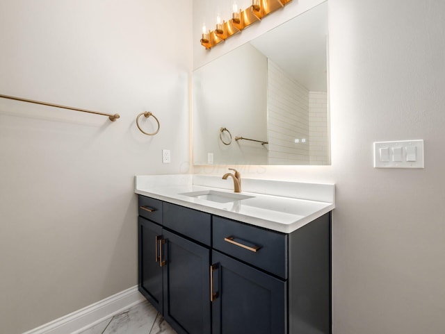 3311 Polden Hill Dr Unit 24, New Albany, OH 43054 - bathroom with marble finish floors and vanity