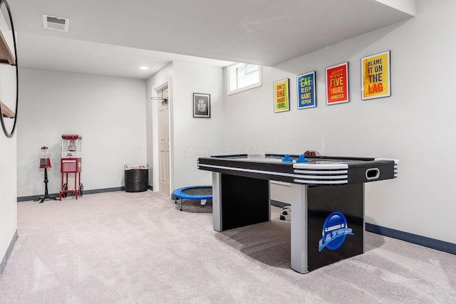 7036 Cannon Dr, Canal Winchester, OH 43110 - game room featuring carpet floors and recessed lighting