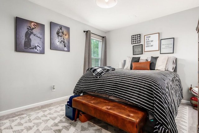 7036 Cannon Dr, Canal Winchester, OH 43110 - bedroom with light carpet and baseboards