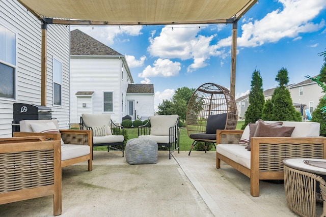 7036 Cannon Dr, Canal Winchester, OH 43110 - view of patio / terrace featuring an outdoor hangout area