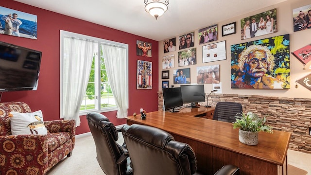 8933 Winding Creek Way, Pickerington, OH 43147 - view of carpeted office