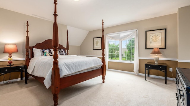 8933 Winding Creek Way, Pickerington, OH 43147 - bedroom with light colored carpet and lofted ceiling