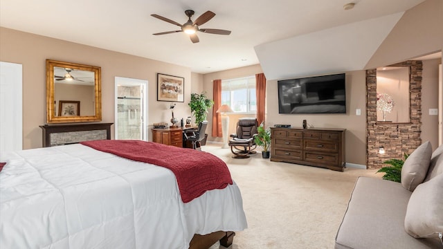 8933 Winding Creek Way, Pickerington, OH 43147 - carpeted bedroom with ensuite bath and a ceiling fan