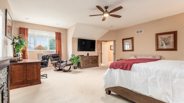 8933 Winding Creek Way, Pickerington, OH 43147 - carpeted bedroom featuring ceiling fan