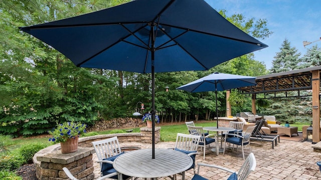 8933 Winding Creek Way, Pickerington, OH 43147 - view of patio featuring outdoor dining space