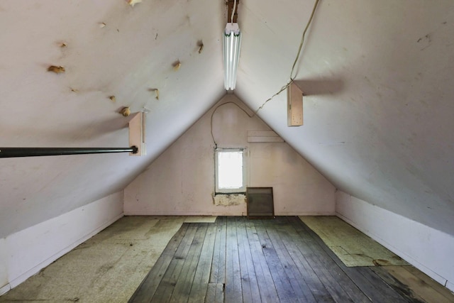141 W Waterloo St, Canal Winchester, OH 43110 - additional living space featuring hardwood / wood-style flooring and lofted ceiling