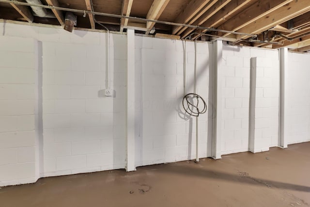 1850 Ormond Ave, Columbus, OH 43224 - view of unfinished basement