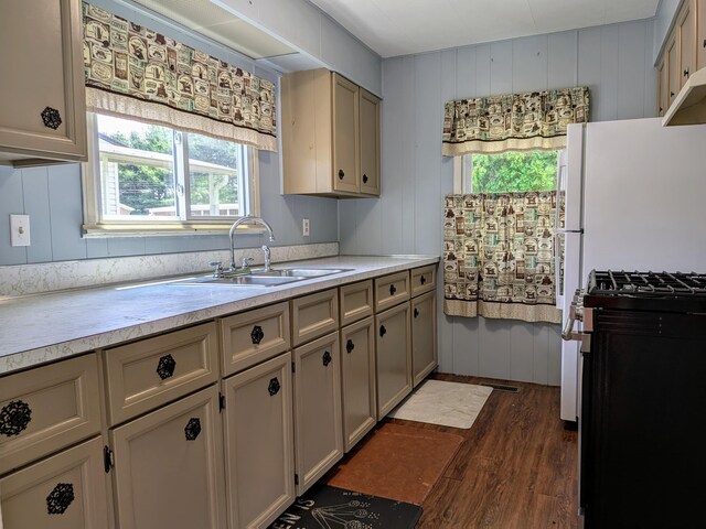 8927 Columbus Rd Lot 44, Mount Vernon, OH 43050 - kitchen featuring dark wood-style floors, plenty of natural light, and light countertops