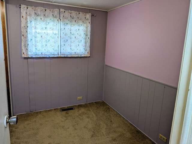 8927 Columbus Rd Lot 44, Mount Vernon, OH 43050 - carpeted empty room featuring wood walls