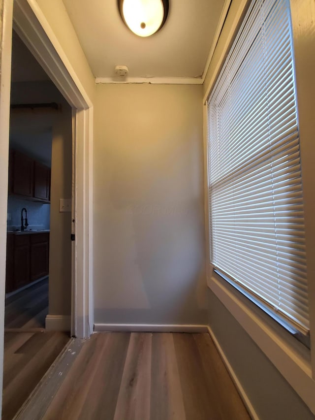 345 Dakota Ave, Columbus, OH 43223 - hall with wood finished floors and plenty of natural light
