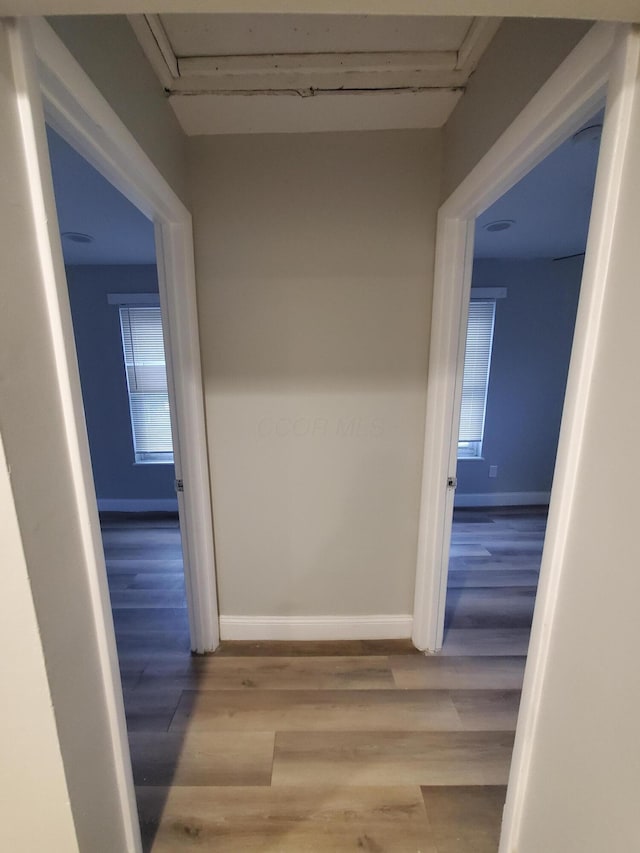 345 Dakota Ave, Columbus, OH 43223 - hallway with wood finished floors and plenty of natural light