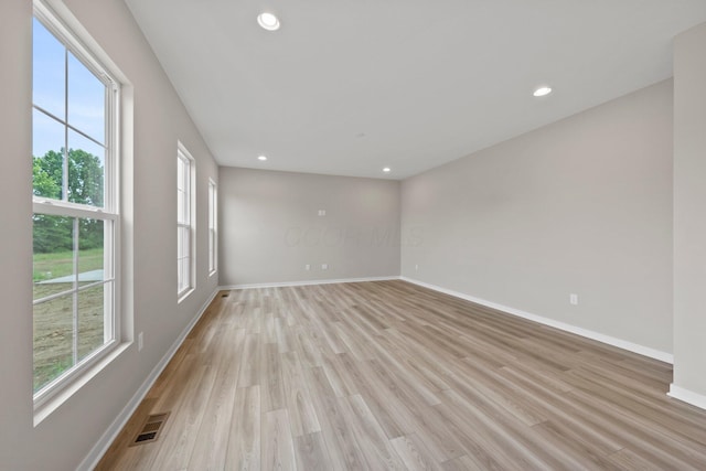 4462 Karbarda Way, Hilliard, OH 43026 - empty room with recessed lighting and light wood-style flooring