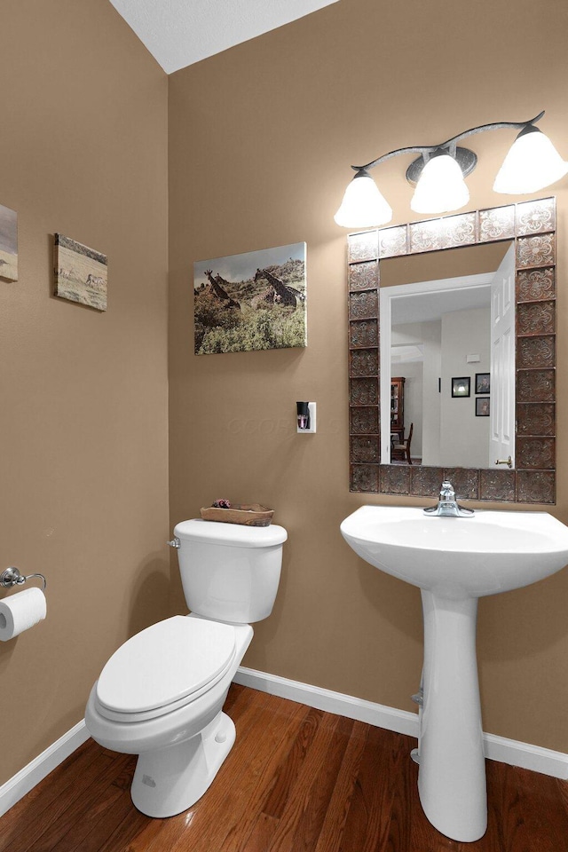 307 Timberland View Dr, Newark, OH 43055 - bathroom with wood finished floors and baseboards