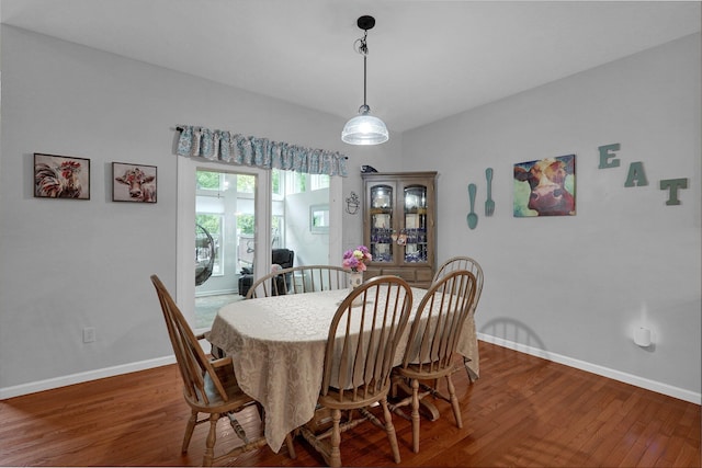 307 Timberland View Dr, Newark, OH 43055 - dining area featuring baseboards and wood finished floors