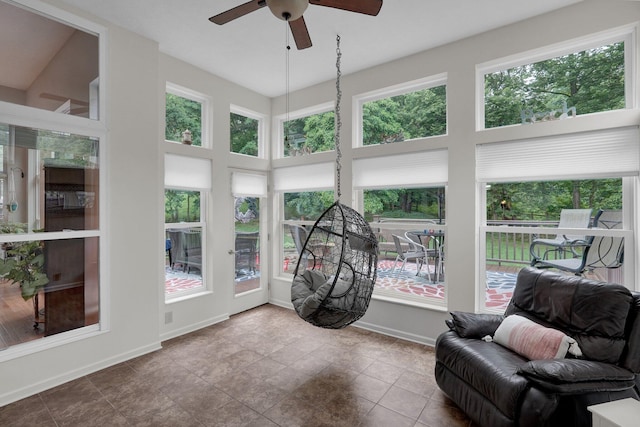 307 Timberland View Dr, Newark, OH 43055 - sunroom featuring healthy amount of natural light and a towering ceiling