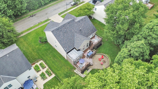 307 Timberland View Dr, Newark, OH 43055 - bird's eye view