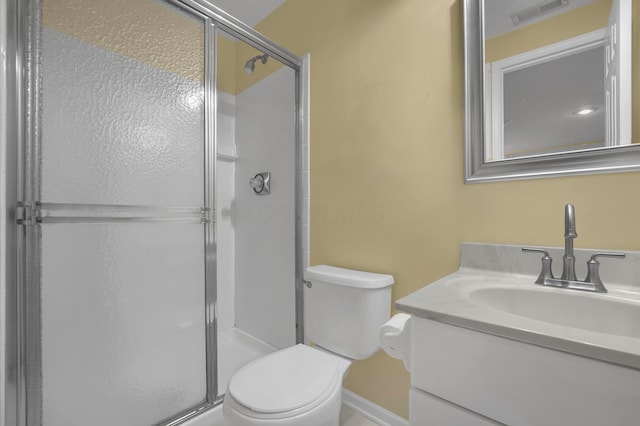 2184 Victoria Park Dr, Columbus, OH 43235 - bathroom featuring a shower stall and vanity