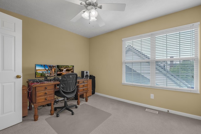 2184 Victoria Park Dr, Columbus, OH 43235 - office space featuring carpet and a ceiling fan