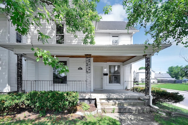 634 Columbus Ave Unit 1, Washington Court House, OH 43160 - view of front of home featuring a porch