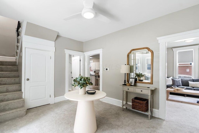 225 N Hague Ave, Columbus, OH 43204 - bathroom with a ceiling fan and baseboards