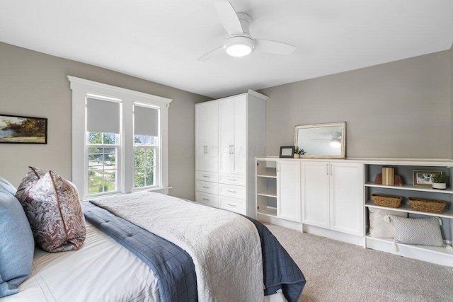 225 N Hague Ave, Columbus, OH 43204 - bedroom with carpet and ceiling fan