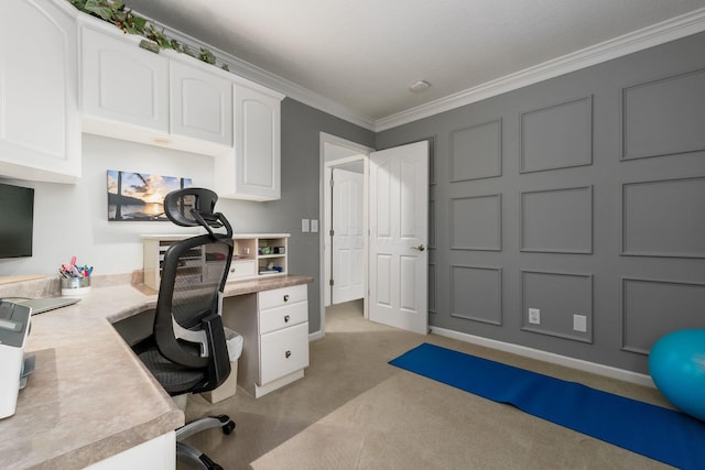 918 Dianthus Ct, Reynoldsburg, OH 43068 - office featuring light colored carpet and crown molding