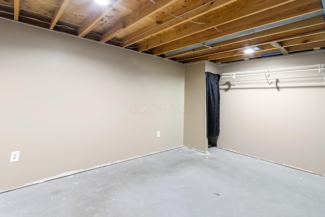 3299 Bellowind Dr, Reynoldsburg, OH 43068 - view of unfinished basement