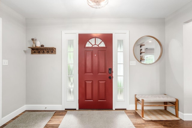 436 Darbyhurst Rd, Columbus, OH 43228 - foyer with wood finished floors
