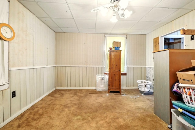 78 E St, Bellville, OH 44813 - carpeted spare room featuring a paneled ceiling