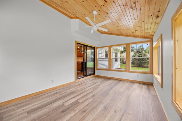 4250 Rutherford Rd, Powell, OH 43065 - unfurnished sunroom with lofted ceiling