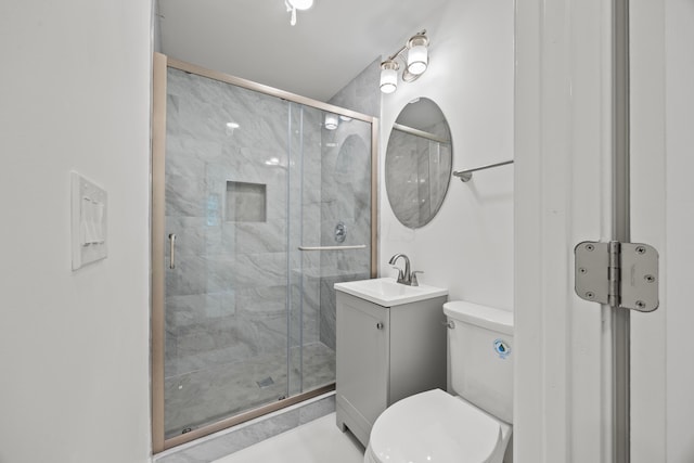 4250 Rutherford Rd, Powell, OH 43065 - full bathroom featuring a stall shower and vanity