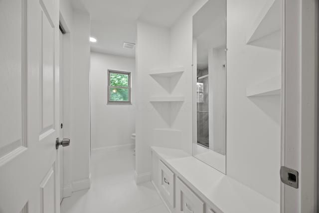 4250 Rutherford Rd, Powell, OH 43065 - mudroom with light tile patterned floors and baseboards