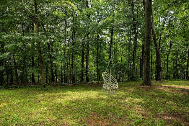 13399 Staddens Bridge Rd SE, Heath, OH 43056 - view of yard with a wooded view