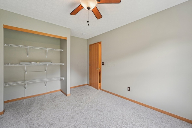1016 Pebble Brook Dr, Columbus, OH 43240 - unfurnished bedroom featuring carpet floors, a closet, and a ceiling fan
