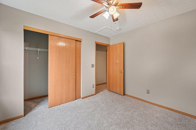 1016 Pebble Brook Dr, Columbus, OH 43240 - unfurnished bedroom featuring carpet floors, a closet, and a ceiling fan