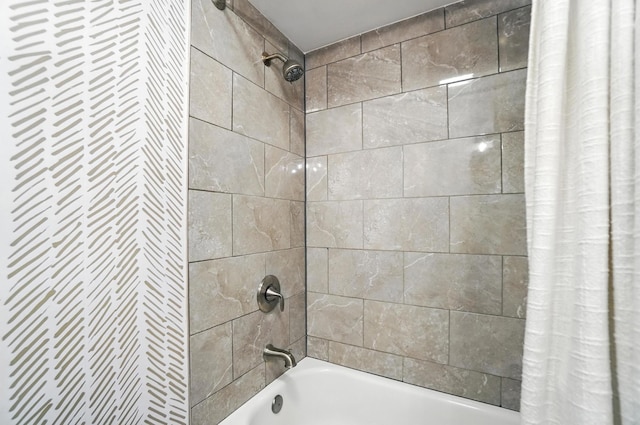 2820 Halstead Rd, Columbus, OH 43221 - bathroom with shower / bath combination with curtain