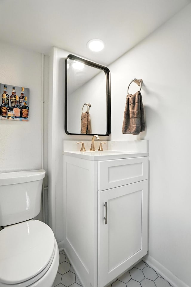 2820 Halstead Rd, Columbus, OH 43221 - bathroom with vanity and tile patterned floors
