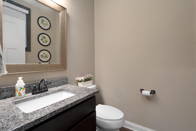 6196 Streamside Dr, Galena, OH 43021 - half bath featuring toilet and vanity