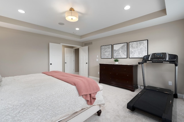 6196 Streamside Dr, Galena, OH 43021 - bedroom featuring light colored carpet and recessed lighting
