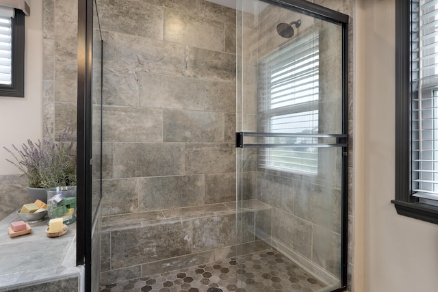 6196 Streamside Dr, Galena, OH 43021 - full bath with a stall shower and plenty of natural light