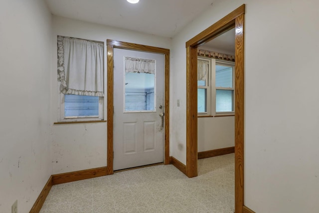 6135 Westfall Rd SW, Lancaster, OH 43130 - entrance foyer featuring baseboards and light floors