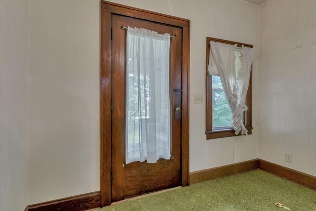 6135 Westfall Rd SW, Lancaster, OH 43130 - foyer entrance featuring baseboards
