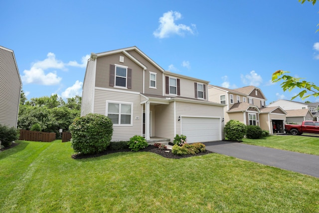 3987 Mad River Rd, Grove City, OH 43123 - view of front facade featuring a garage and asphalt driveway
