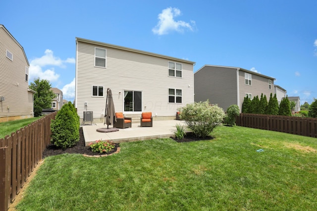 3987 Mad River Rd, Grove City, OH 43123 - back of house featuring a patio and a fenced backyard