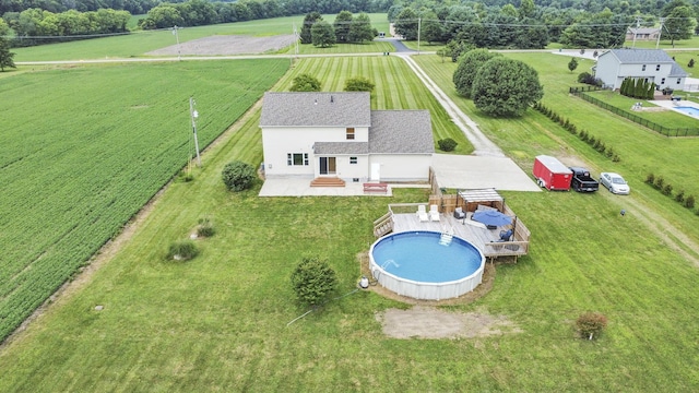 2110 Pickerington Rd, Carroll, OH 43112 - aerial view of sparsely populated area featuring a pool area