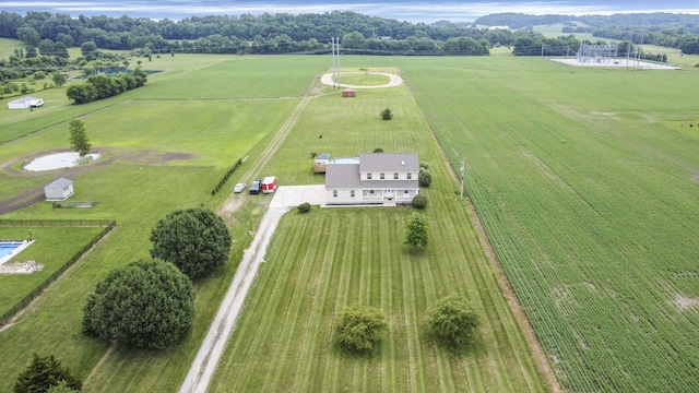 2110 Pickerington Rd, Carroll, OH 43112 - aerial view of sparsely populated area featuring large plots for crops