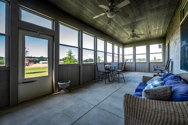 8150 Concord Rd, Delaware, OH 43015 - sunroom / solarium with a ceiling fan