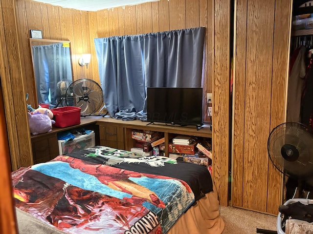407 Marion St Unit 403, Mcguffey, OH 45859 - bedroom with carpet and wooden walls